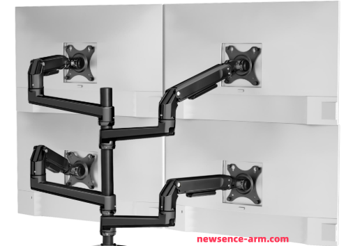 How Quad Monitor Arm Manufacturer Enhances Visual Information Control Zhida