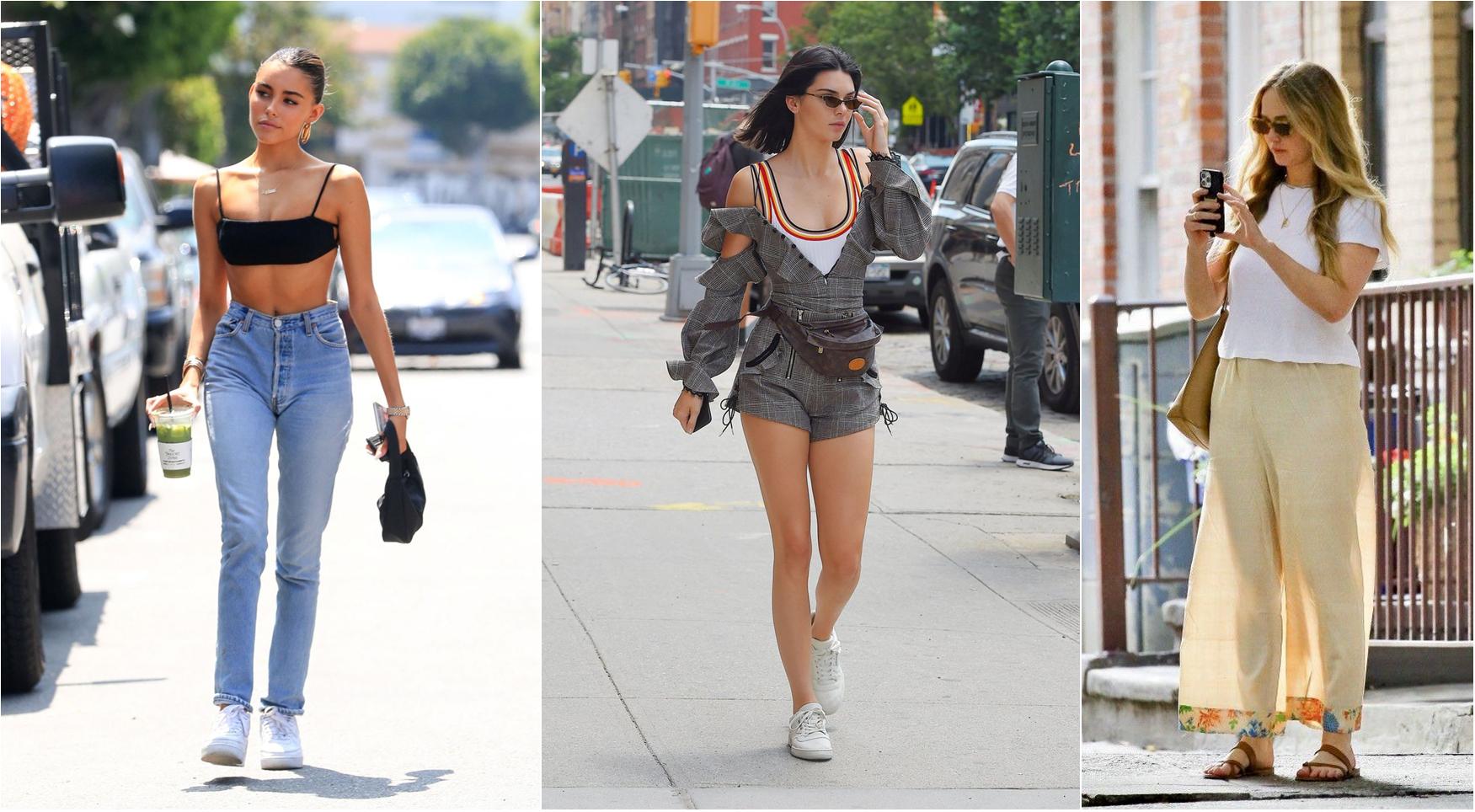 down collar shirt and a moccasin shoe are the 